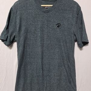 Beverly Hills Polo Club Heathered Green V-Neck Tee